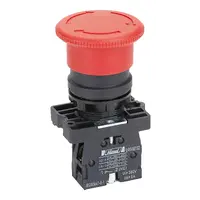 Bouton d'arrêt d'urgence HLAY5 Ø60, NF, rouge - Himel