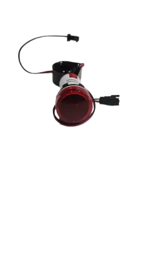 Voyant rond avec voltmètre et ampèremètre, rouge, 50-500V CA, 0-100A - Himel