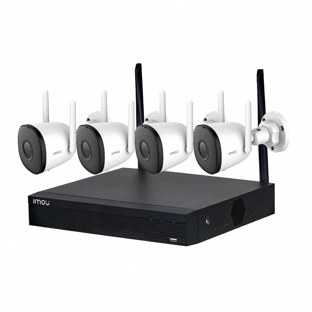 Kit vidéosurveillance IP : NVR 4 canaux PoE + caméras - Dahua