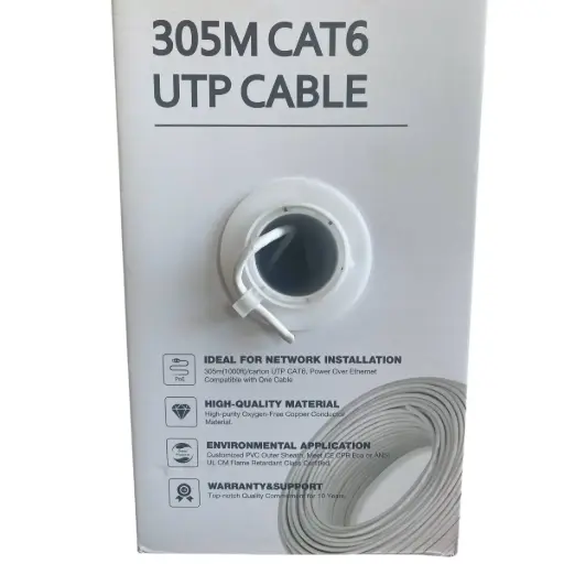 [NC-6UNA-305M] Câble réseau UTP Cat6, touret 305 m - Dahua