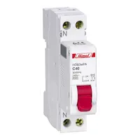 [HIM HDB3WPNC20] Disjoncteur modulaire 1P+N 20A courbe C 4,5 kA - Himel