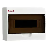 [HIM HDPZ50PM12IP30F] Coffret saillie tout plastique 12 modules IP30, ABS ignifugé - Himel