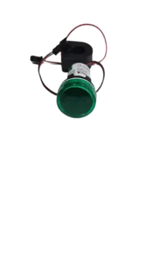 [HIM HLD1222VAMG] Voyant rond avec voltmètre et ampèremètre, vert, 50-500V CA, 0-100A - Himel