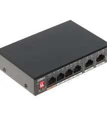 [DH-PFS3006-4GT-60-V2] Switch de bureau 6 ports dont 4 PoE - Dahua